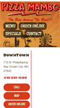 Mobile Screenshot of ocpizzamambo.com